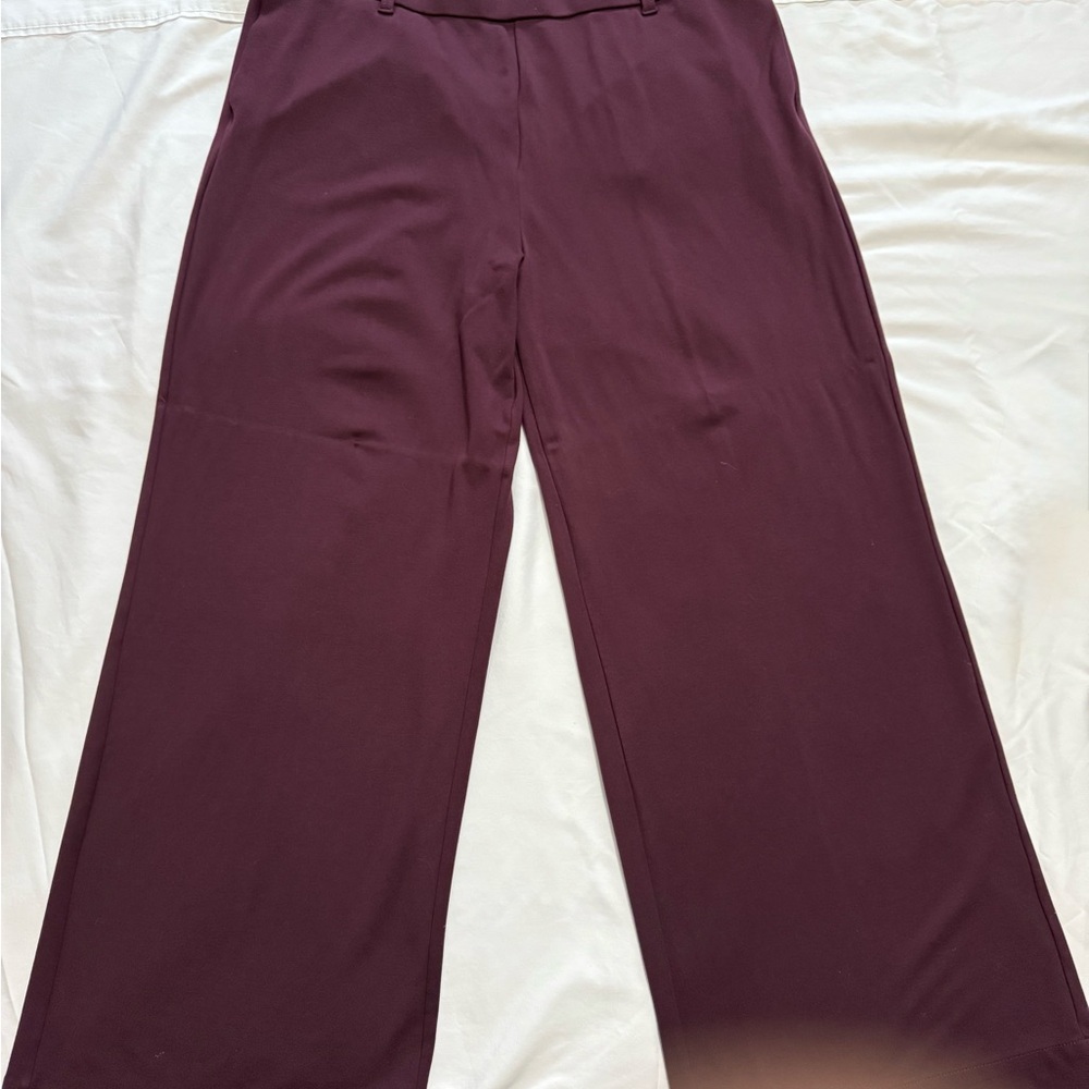 Lee Women's Wide-Leg Pants - Burgundy